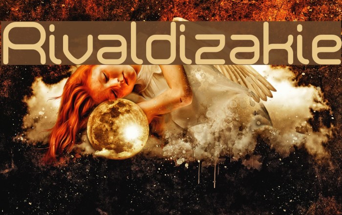 Rivaldizakie Font examples
