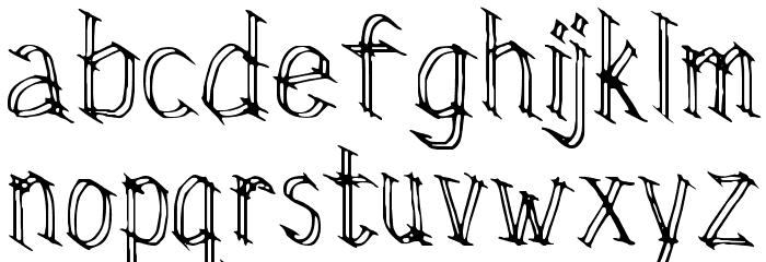 Rivalry Font LOWERCASE
