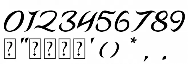 Rivandell Font OTHER CHARS