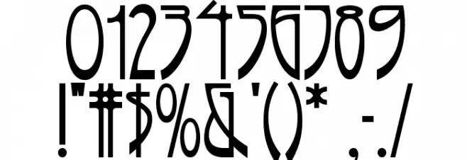 Rivanna NF Font OTHER CHARS