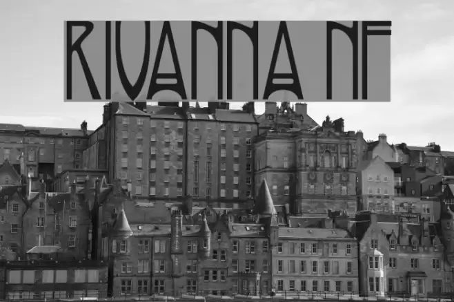 Rivanna NF Font examples