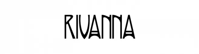 Rivanna  Frei Schriftart Herunterladen