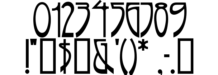 Rivanna Font OTHER CHARS