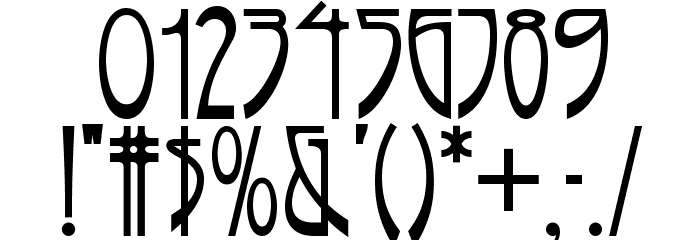 RivannaNF Font OTHER CHARS