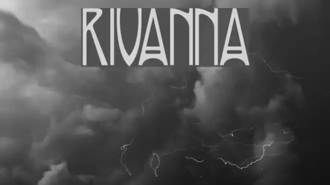 Rivanna Font examples