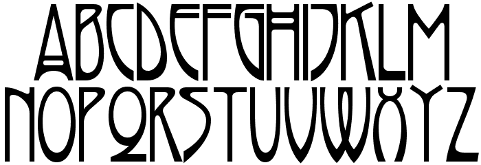 Rivanna Font LOWERCASE