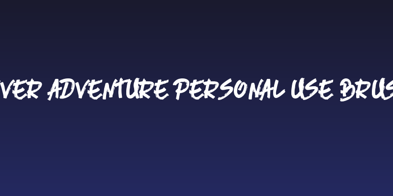 River Adventure Personal Use Brush Social Header