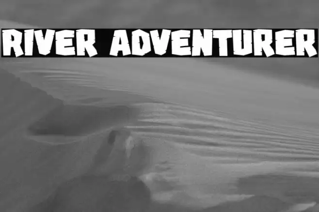River Adventurer Font examples