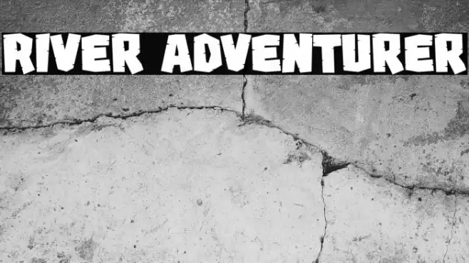 River Adventurer Font examples