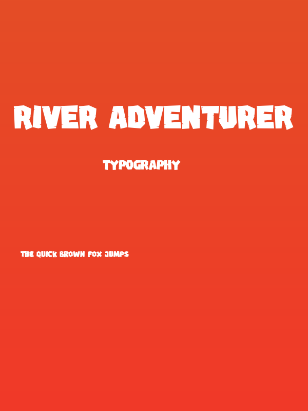 River Adventurer Poster