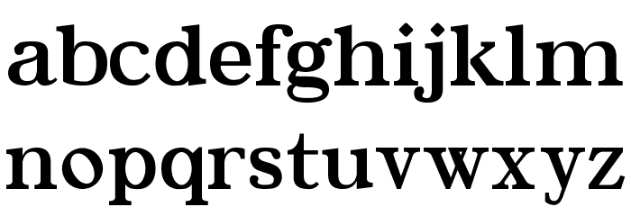 River Avenue Font LOWERCASE