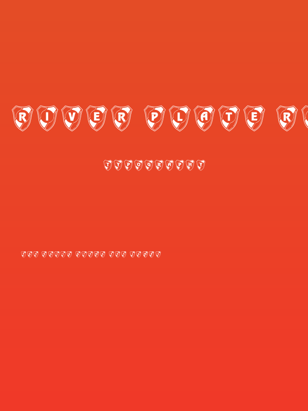 River Plate Regular Poster