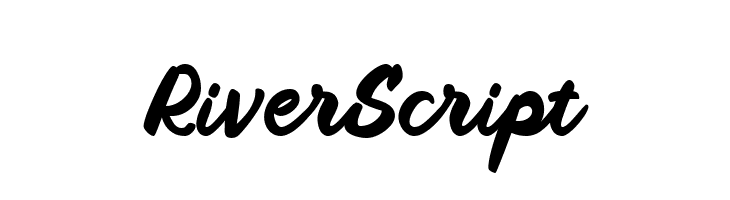 River Script  Frei Schriftart Herunterladen