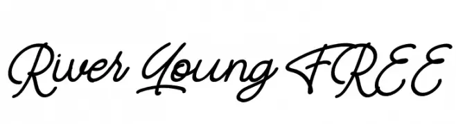 River Young FREE  Free Fonts Download