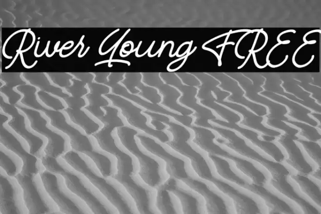 River Young FREE Font examples