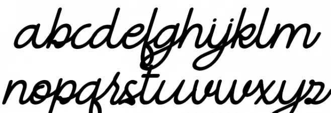 River Young FREE Caratteri MINUSCOLO