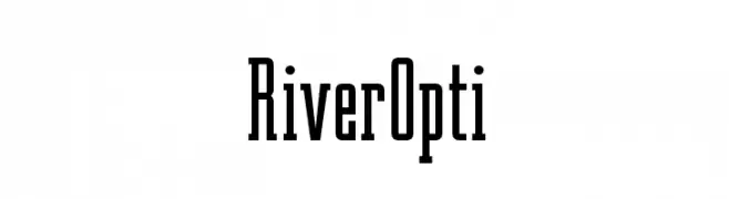 RiverOpti  font caratteri gratis