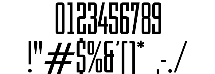 RiverOpti Font OTHER CHARS