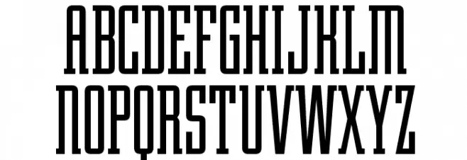 RiverOpti Schriftart Groß