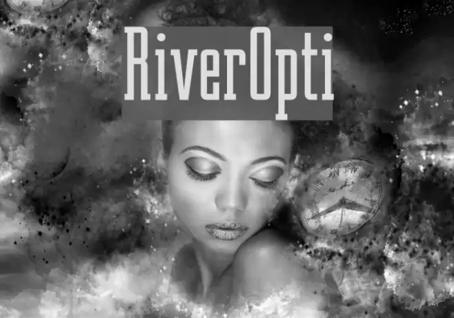 RiverOpti Font examples