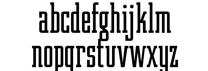 RiverOpti Font LOWERCASE