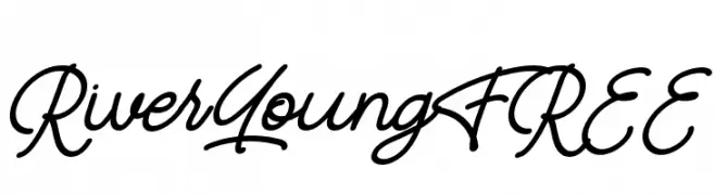 RiverYoungFREE  Free Fonts Download
