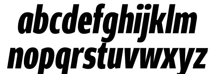 Rivera PERSONAL USE ONLY Black Italic Font LOWERCASE