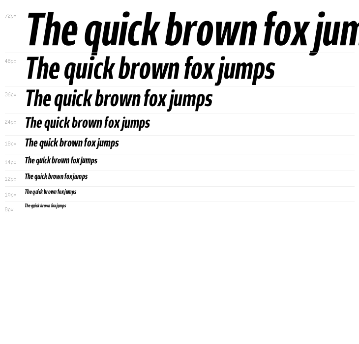 Rivera PERSONAL USE ONLY Bold Italic Waterfall