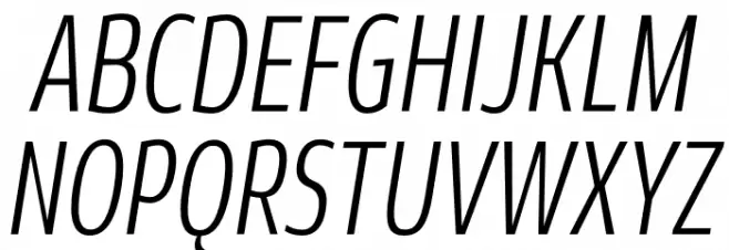 Rivera PERSONAL USE ONLY Light Italic Polices MAJUSCULES