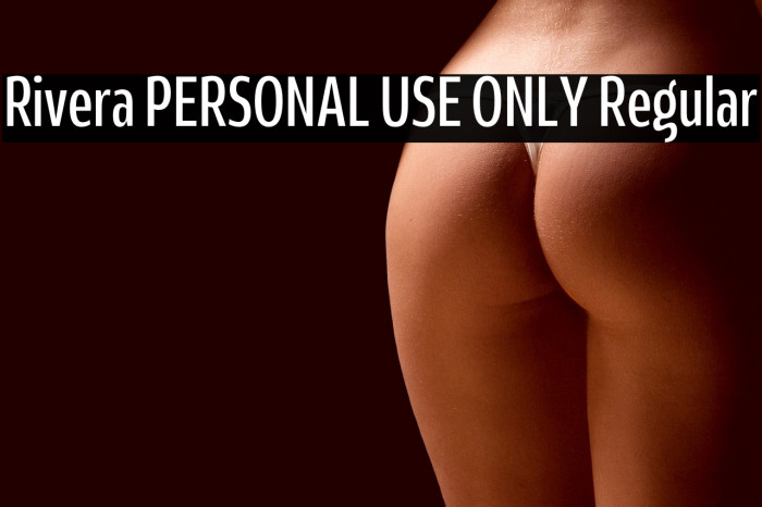 Rivera PERSONAL USE ONLY Regular Example 3