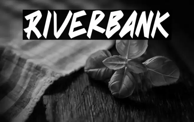 Riverbank Font examples