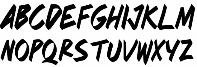 Riverbank Caratteri MINUSCOLO