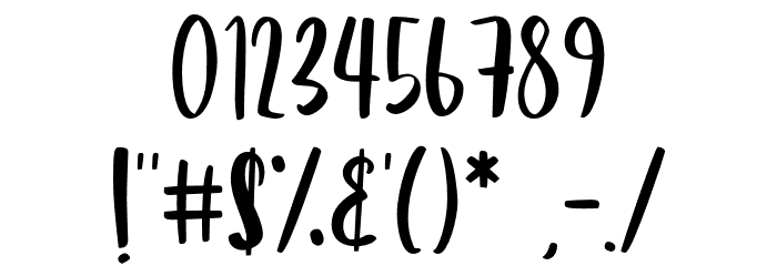 Riveria-Regular Font OTHER CHARS