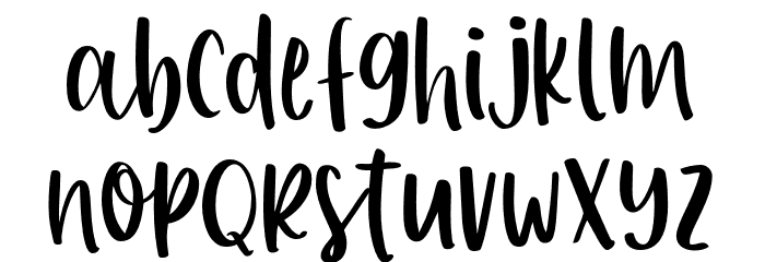 Riveria-Regular Font LOWERCASE