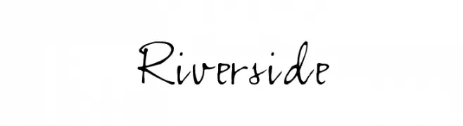 Riverside  Fuentes Gratis Descargar