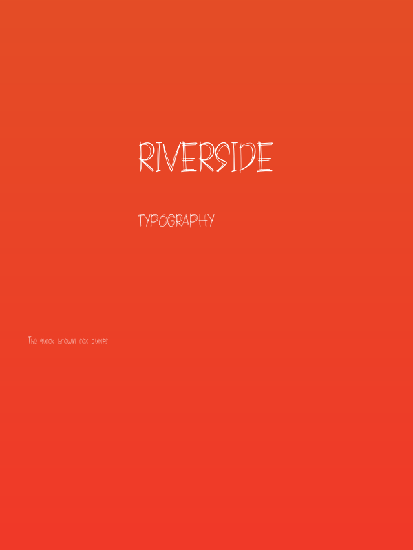 Riverside Poster