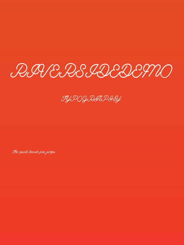 RiversideDEMO Poster