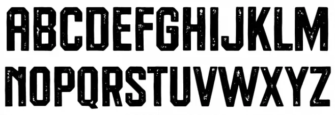 RiversideForestStampDemo Font Litere mari