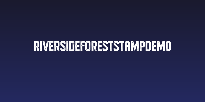 RiversideForestStampDemo Social Header