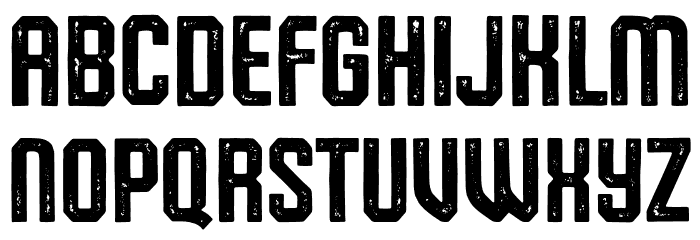 RiversideForestStampDemo Font LOWERCASE