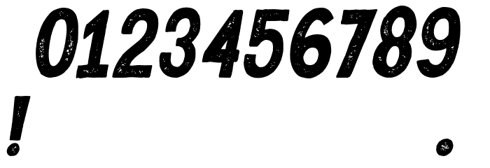 RiversideTexture-Italic Font OTHER CHARS