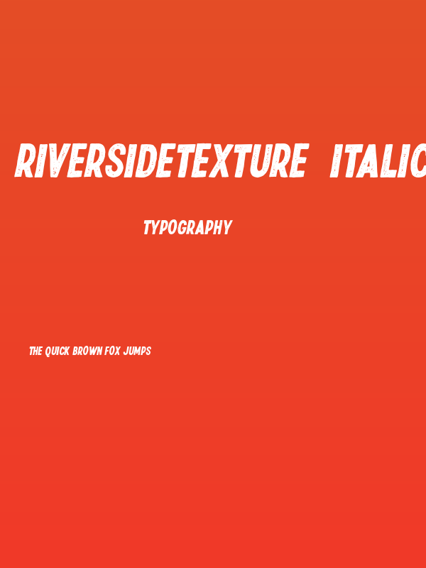 RiversideTexture-Italic Poster