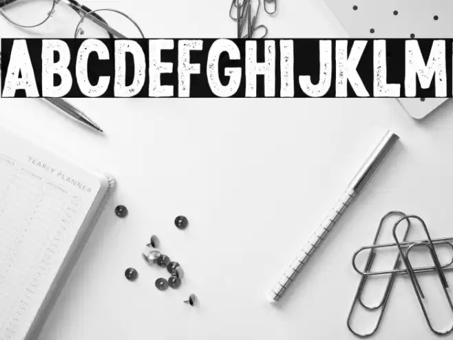 RiversideTexture Font examples