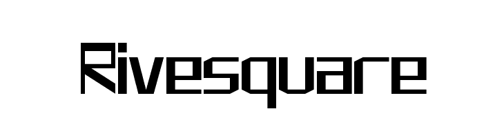 Rivesquare  フリーフォントのダウンロード