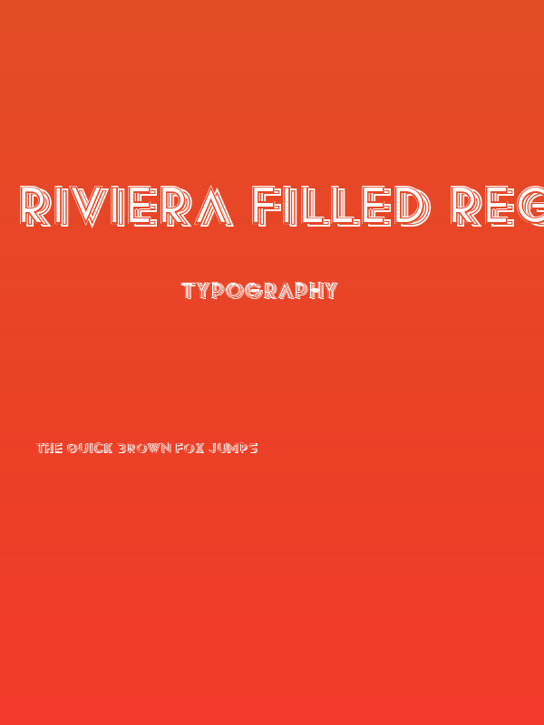 Riviera Filled Regular Poster
