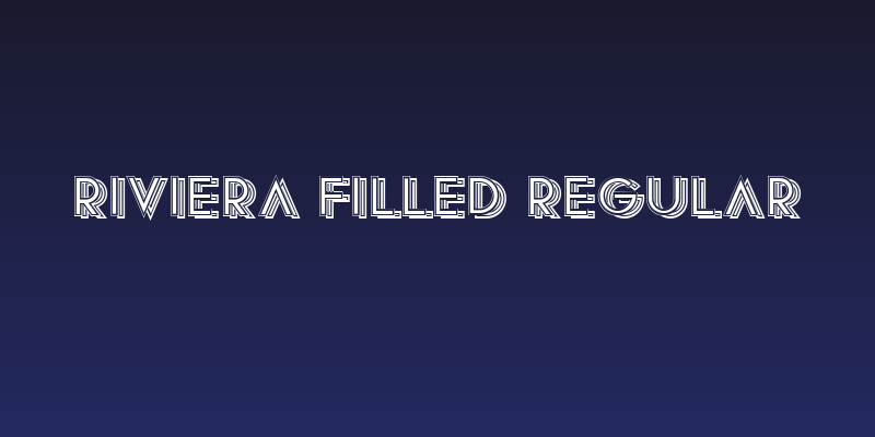 Riviera Filled Regular Social Header