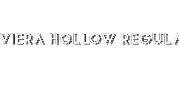 Riviera Hollow Regular Logo