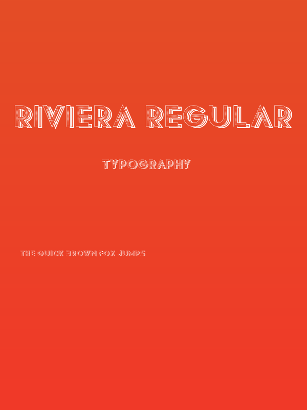 Riviera Regular Poster