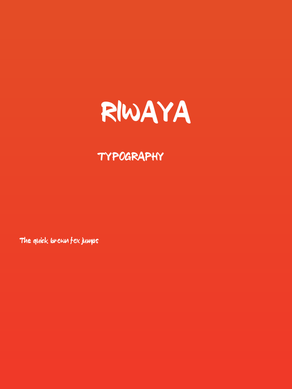Riwaya Poster