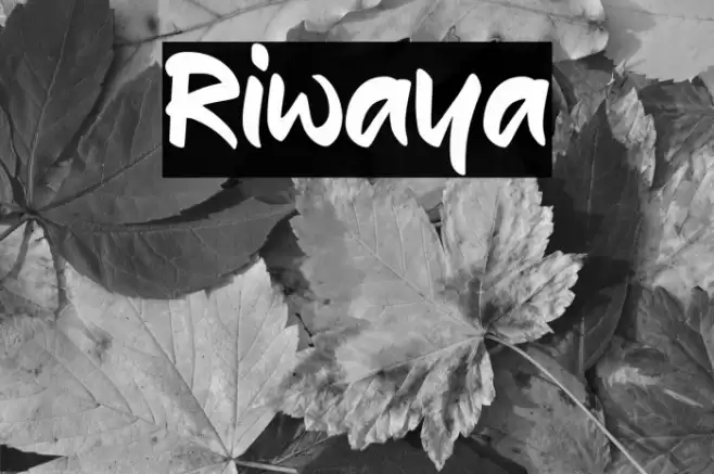 Riwaya Font examples